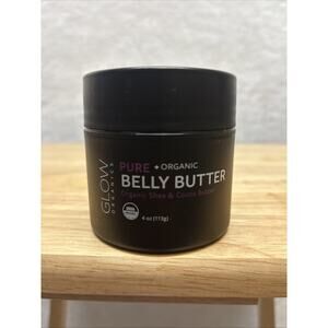 Glow Organics Belly Butter 4 oz Shea And Coca Butter For Stretch Marks